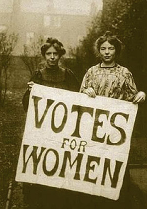 women suffrage image